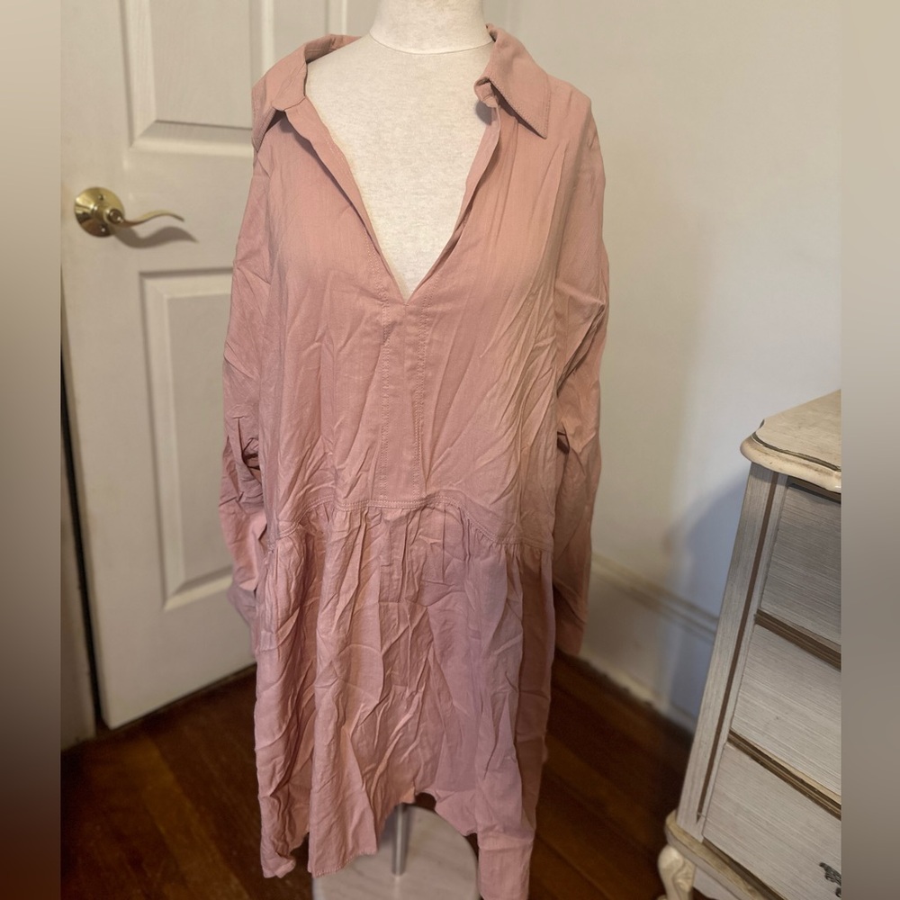 H&M blush dress